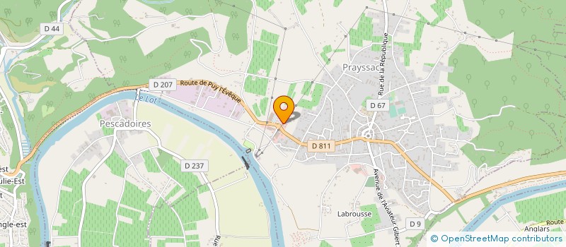 localisation de l'entreprise MONSIEUR BASILE GAVRILOFF  LAGARDELLE