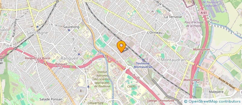 localisation de l'entreprise MONSIEUR BASILE GRANDPERRET  TOULOUSE