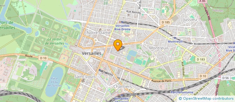 localisation de l'entreprise MONSIEUR BASILE HENRI ABALE à VERSAILLES