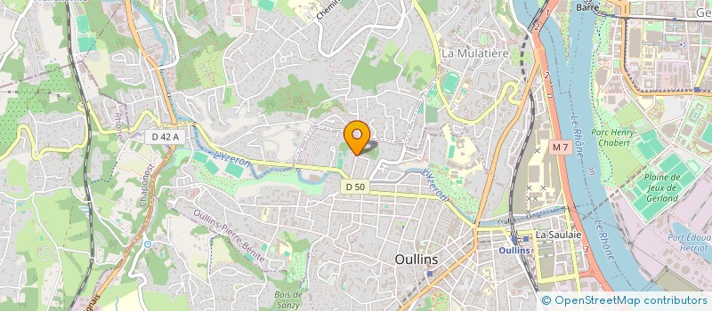 localisation de l'entreprise MONSIEUR BASILE LAPIERRE  OULLINS-PIERRE-BENITE