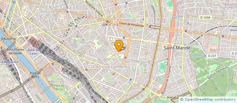 localisation de l'entreprise MONSIEUR BASILE LE CLERC DE BUSSY  PARIS