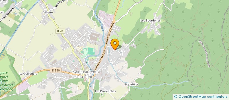 localisation de l'entreprise MONSIEUR BASILE LE MARC'HADOUR  SAINT-PIERRE-DE-CHARTREUSE