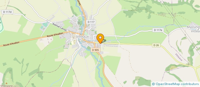 localisation de l'entreprise MONSIEUR BASILE LE SAUTER  VITTEAUX