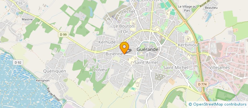 localisation de l'entreprise MONSIEUR BASILE LEROUX à GUERANDE