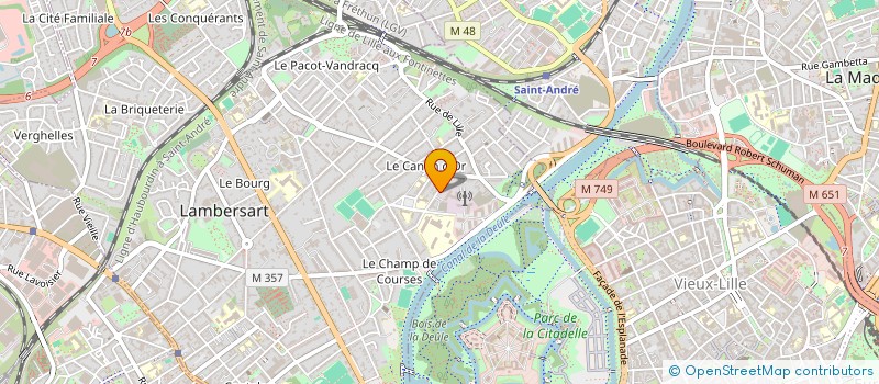 localisation de l'entreprise MONSIEUR BASILE LEROUX à LAMBERSART