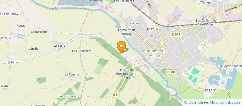 localisation de l'entreprise MONSIEUR BASILE LEROY  MONTOIRE-SUR-LE-LOIR