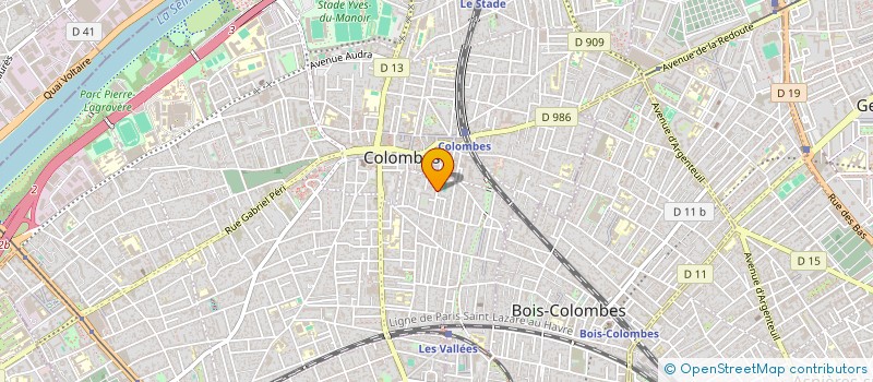 localisation de l'entreprise MONSIEUR BASILE MAILLE  COLOMBES