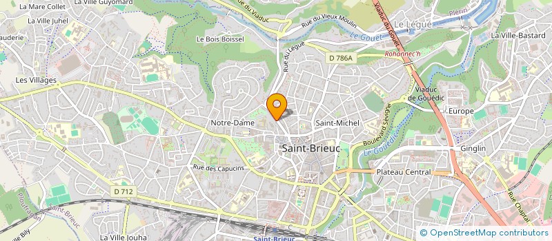 localisation de l'entreprise MONSIEUR BASILE MANCEAU à SAINT-BRIEUC