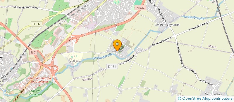 localisation de l'entreprise MONSIEUR BASILE MIRALLES  SAINT-MARCEL-LES-VALENCE