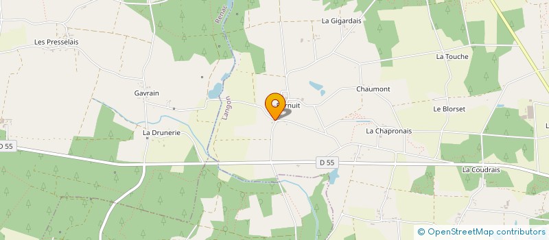 localisation de l'entreprise MONSIEUR BASILE MONSAINGEON  LANGON