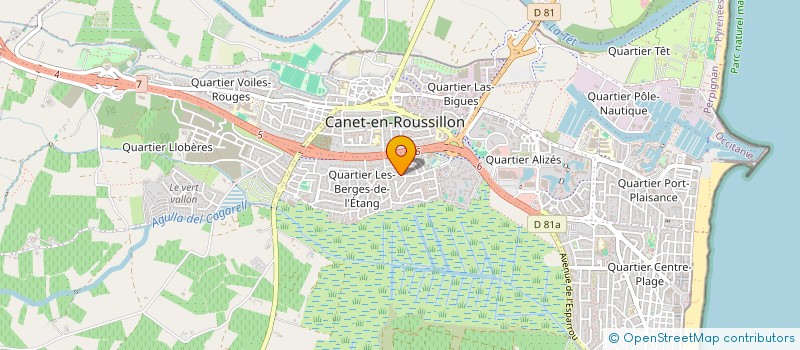 localisation de l'entreprise MONSIEUR BASILE PLUZANSKI  CANET-EN-ROUSSILLON