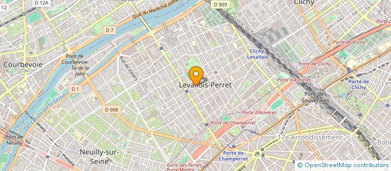 localisation de l'entreprise MONSIEUR BASILE RECOPE DE TILLY BLARU  LEVALLOIS-PERRET