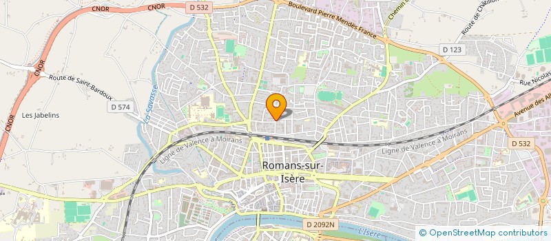 localisation de l'entreprise MONSIEUR BASILE SOUAL à ROMANS-SUR-ISERE