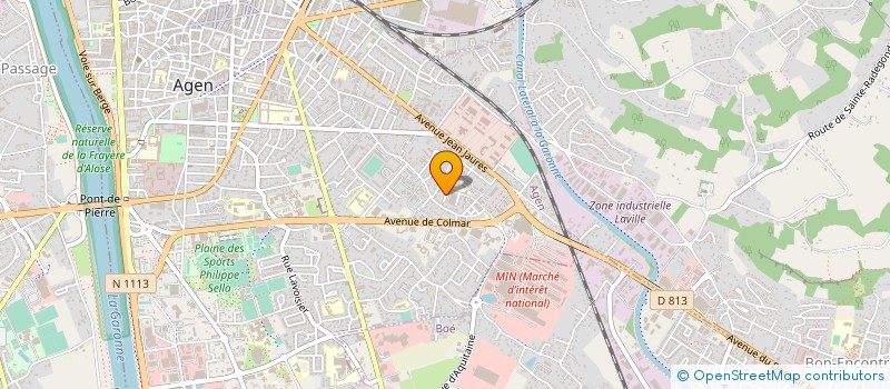 localisation de l'entreprise MONSIEUR BASILIO JIMENEZ  AGEN