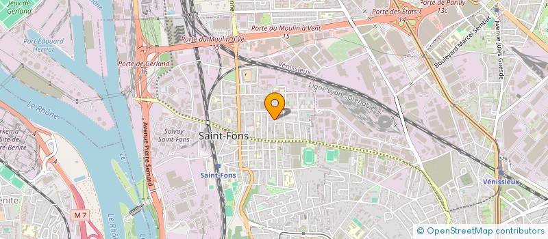 localisation de l'entreprise MONSIEUR BASILIO MENDEZ  SAINT-FONS