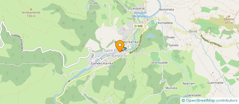 localisation de l'entreprise MONSIEUR BASIR AHMEDI  SAINT-ETIENNE-DE-BAIGORRY