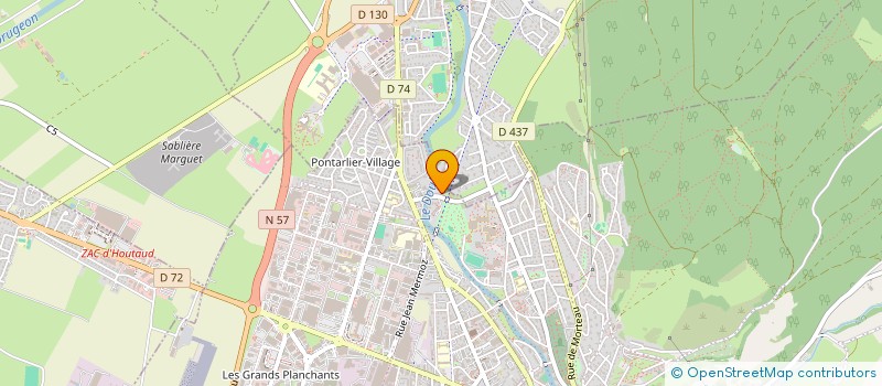 localisation de l'entreprise MONSIEUR BASIR HAROON  PONTARLIER