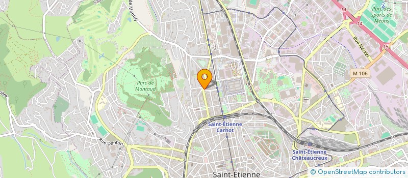 localisation de l'entreprise MONSIEUR BASIR REZAEI  SAINT-ETIENNE