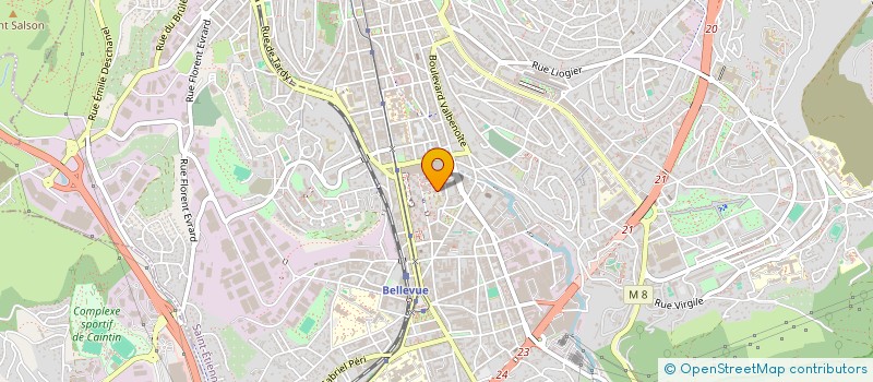 localisation de l'entreprise MONSIEUR BASIRAHMAD QADERI  SAINT-ETIENNE