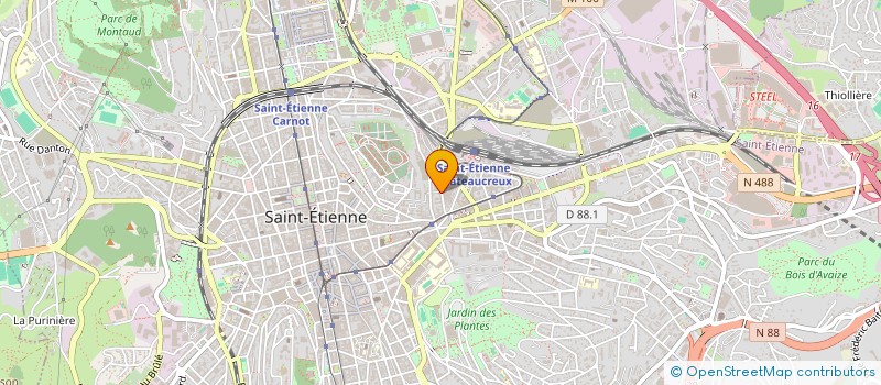 localisation de l'entreprise MONSIEUR BASSAM AL HAYAYA  SAINT-ETIENNE