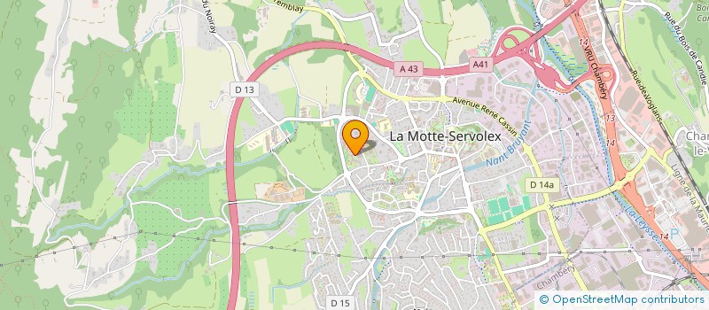 localisation de l'entreprise MONSIEUR BASSAM ARAR  LA MOTTE-SERVOLEX