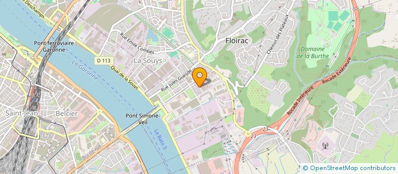 localisation de l'entreprise MONSIEUR BASSAM BEN MHANI  FLOIRAC