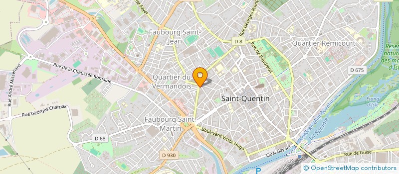localisation de l'entreprise MONSIEUR BASSAM BOURGHOL à SAINT-QUENTIN