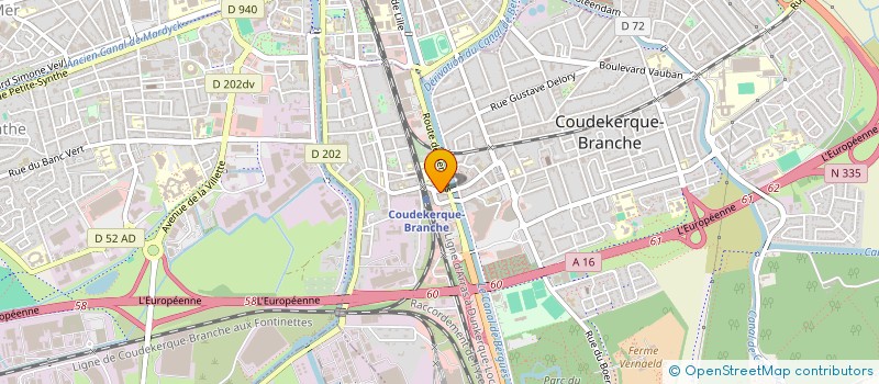 localisation de l'entreprise MONSIEUR BASSAM HALLAB  COUDEKERQUE-BRANCHE