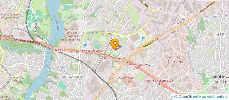 localisation de l'entreprise MONSIEUR BASSEKOU CISSE à NANTES