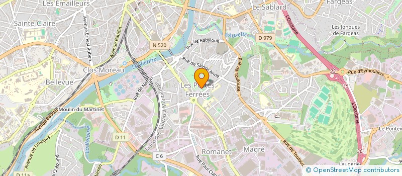 localisation de l'entreprise MONSIEUR BASSEKOU DIABY à LIMOGES