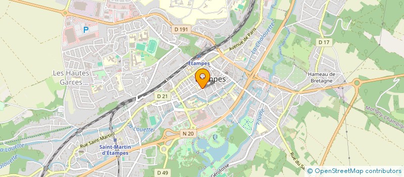 localisation de l'entreprise MONSIEUR BASSEM ABICHOU  ETAMPES