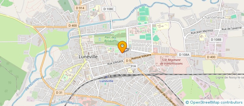 localisation de l'entreprise MONSIEUR BASSEM AMRI  LUNEVILLE