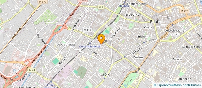 localisation de l'entreprise MONSIEUR BASSEM AOUF à CROIX