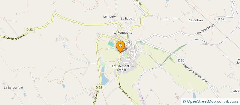 localisation de l'entreprise MONSIEUR BASSEM AYOUB  LAUTREC