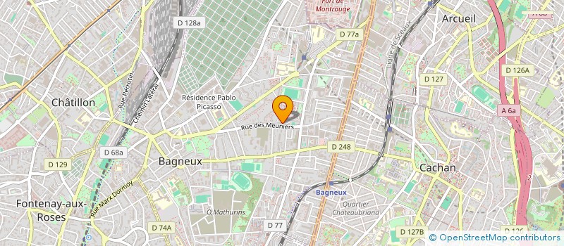 localisation de l'entreprise MONSIEUR BASSEM CHAIB à BAGNEUX
