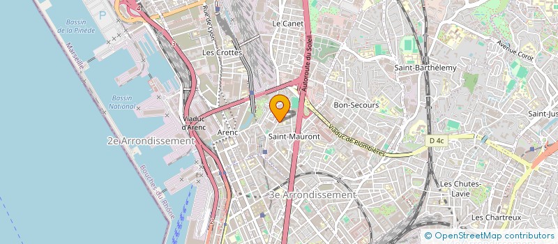 localisation de l'entreprise MONSIEUR BASSEM CHATTELI  MARSEILLE