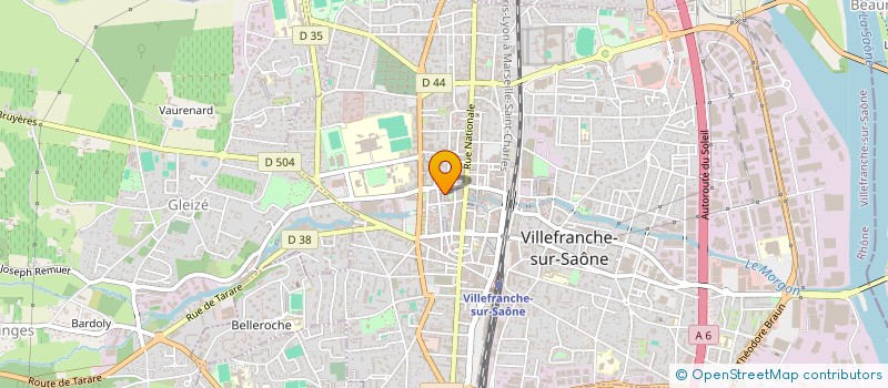 localisation de l'entreprise MONSIEUR BASSEM DASSI à VILLEFRANCHE-SUR-SAONE