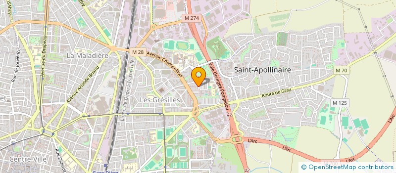 localisation de l'entreprise MONSIEUR BASSEM HBEICH à DIJON
