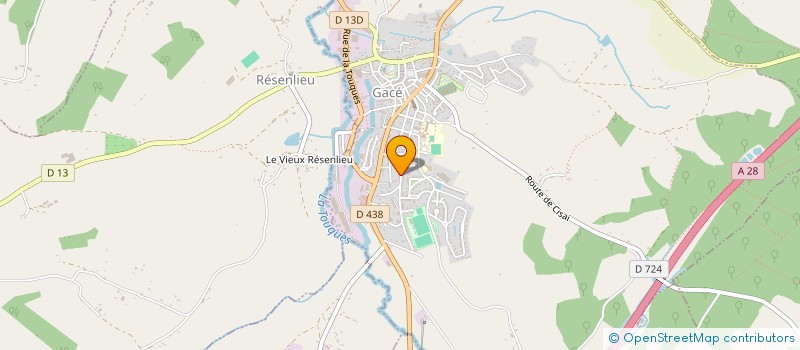 localisation de l'entreprise MONSIEUR BASSEM MALLOUG à GACE