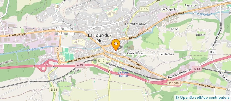 localisation de l'entreprise MONSIEUR BASSEM SNOUSSI  LA TOUR-DU-PIN