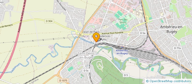 localisation de l'entreprise MONSIEUR BASSEM TEBAI  AMBERIEU-EN-BUGEY