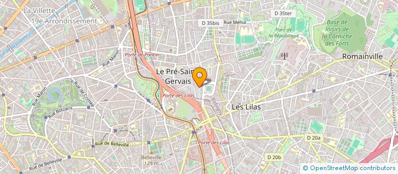 localisation de l'entreprise MONSIEUR BASSIDOU SEONE à LE PRE-SAINT-GERVAIS