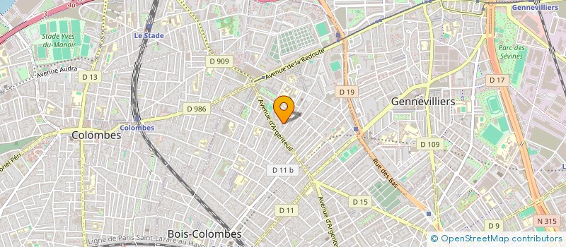 localisation de l'entreprise MONSIEUR BASSIL FRANCO  ASNIERES-SUR-SEINE