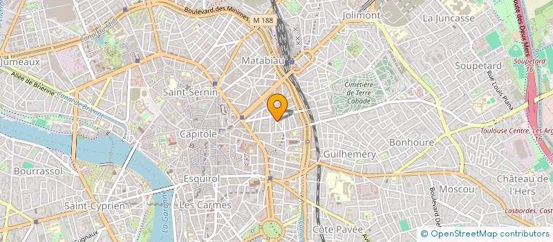 localisation de l'entreprise MONSIEUR BASSIM JUBRAN  TOULOUSE