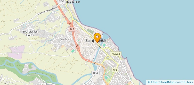 localisation de l'entreprise MONSIEUR BASSIR ISSA  SAINT-BENOIT