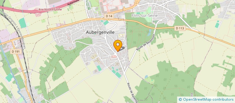 localisation de l'entreprise MONSIEUR BASSIRI KY  AUBERGENVILLE