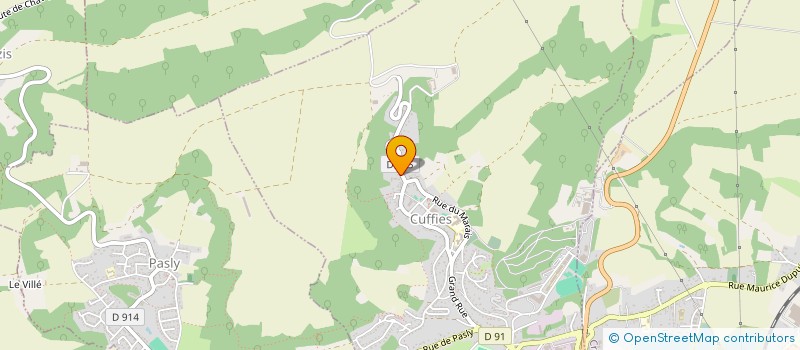 localisation de l'entreprise MONSIEUR BASSIROU DIAW  CUFFIES