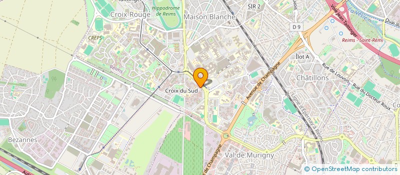 localisation de l'entreprise MONSIEUR BASSIROU DIOP  REIMS