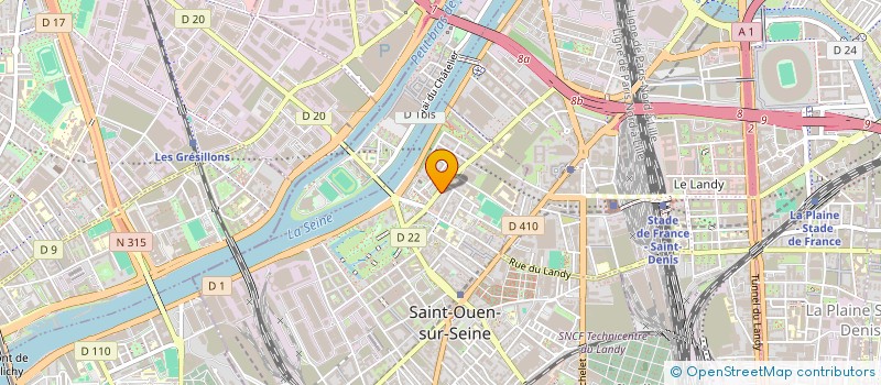 localisation de l'entreprise MONSIEUR BASSIROU DOUCOURE à SAINT-OUEN-SUR-SEINE