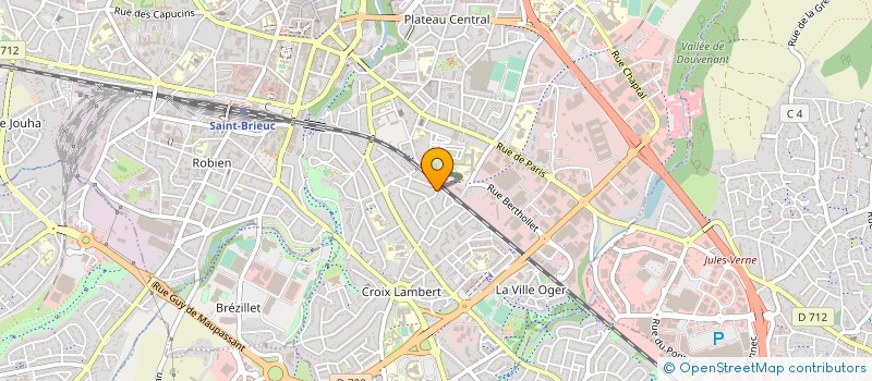 localisation de l'entreprise MONSIEUR BASSIROU GUEYE FALL  SAINT-BRIEUC